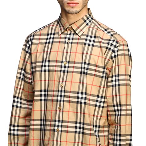 men's burberry long sleeve t shirt|burberry men's button up shirt.